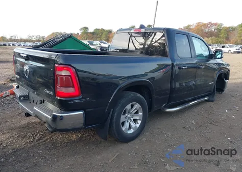 2020 Ram 1500 Laramie 4X4 6'4 Box из США, поврежденный, VIN 1C6SRFDT1LN227556